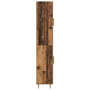 Highboard Παλιό Ξύλο 69,5 x 34 x 180 εκ. Επεξεργασμένο Ξύλο