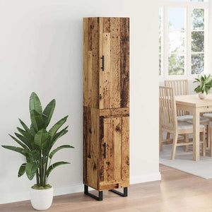Highboard Παλιό Ξύλο 34,5 x 34 x 180 εκ. Επεξεργασμένο ξύλο - Pakobazaar