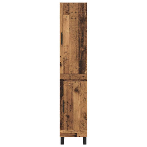 Highboard Παλιό Ξύλο 34,5 x 34 x 180 εκ. Επεξεργασμένο ξύλο - Pakobazaar