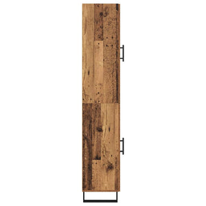 Highboard Παλιό Ξύλο 34,5 x 34 x 180 εκ. Επεξεργασμένο ξύλο - Pakobazaar