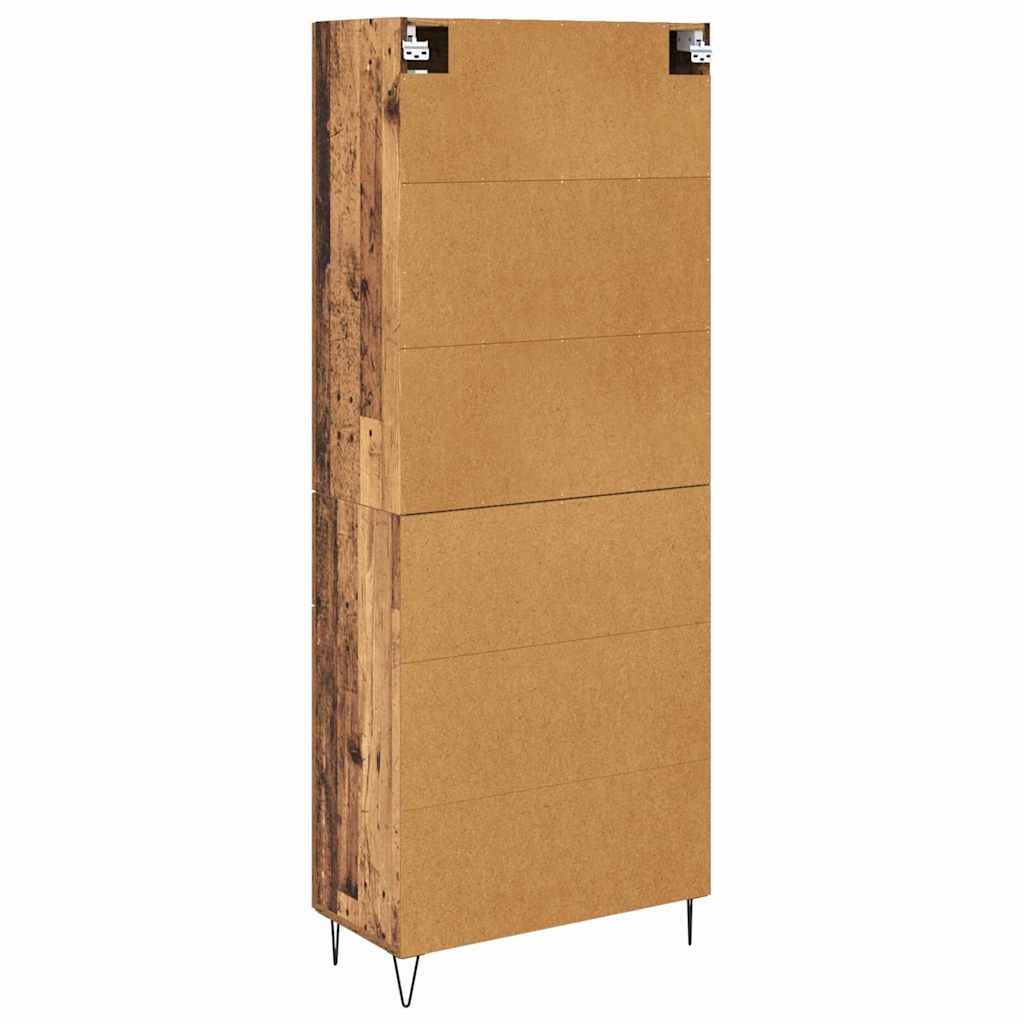 Highboard Παλιό Ξύλο 69,5 x 34 x 180 εκ. Επεξεργασμένο ξύλο - Pakobazaar