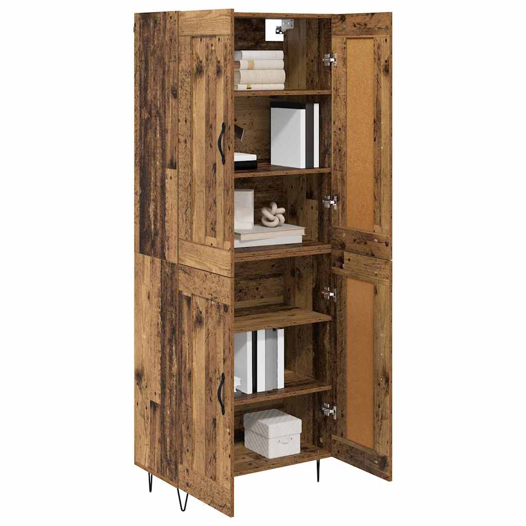 Highboard Παλιό Ξύλο 69,5 x 34 x 180 εκ. Επεξεργασμένο ξύλο - Pakobazaar