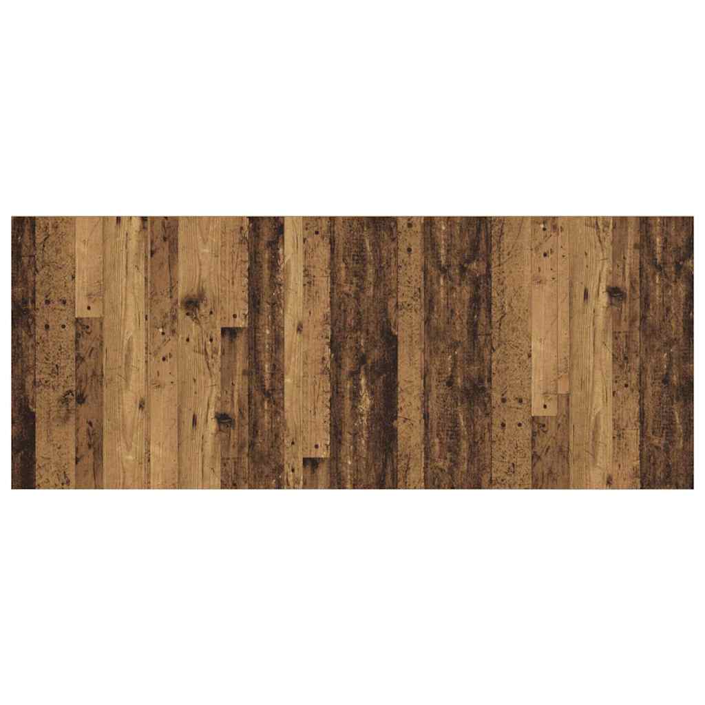 Κεφαλή κρεβατιού με κομοδίνο με συρτάρι 3 pcs Παλιό Ξύλο - Pakobazaar