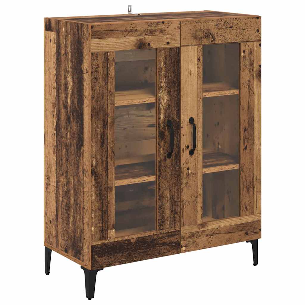 Highboard Παλιό Ξύλο 69,5 x 34 x 180 εκ. Επεξεργασμένο ξύλο