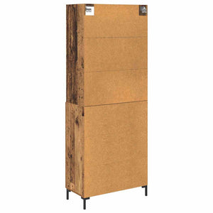 Highboard Παλιό ξύλο 69,5 x 34 x 180 εκ. Επεξεργασμένο Ξύλο