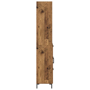 Highboard Παλιό ξύλο 69,5 x 34 x 180 εκ. Επεξεργασμένο Ξύλο