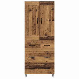 Highboard Παλιό Ξύλο 69,5 x 34 x 180 εκ. Επεξεργασμένο ξύλο - Pakobazaar