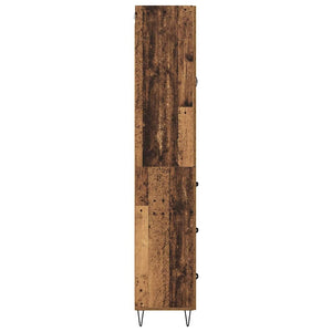 Highboard Παλιό Ξύλο 69,5 x 34 x 180 εκ. Επεξεργασμένο ξύλο - Pakobazaar
