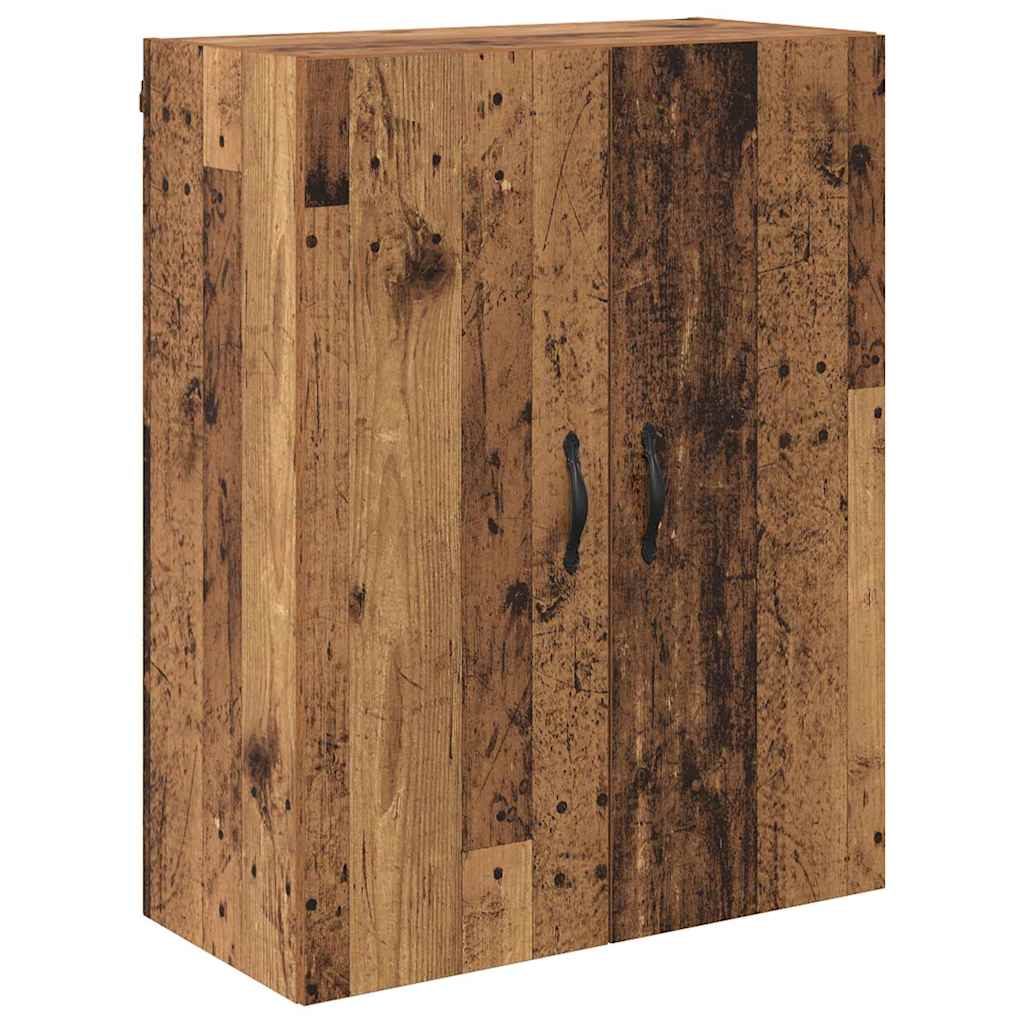 Highboard με συρτάρι 2 pcs Παλιό ξύλο Επεξεργασμένο ξύλο