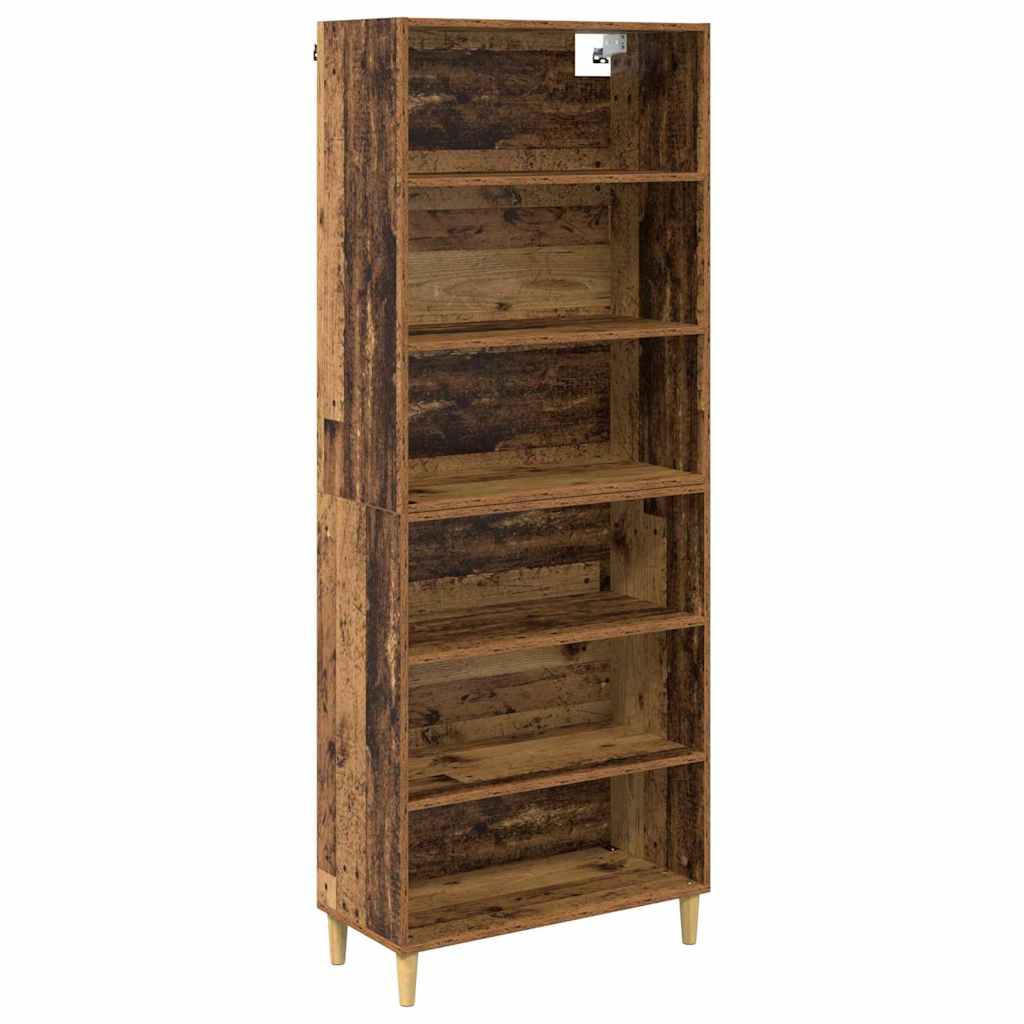 Highboard Παλιό Ξύλο 69,5 x 32,5 x 180 εκ Επεξεργασμένο ξύλο