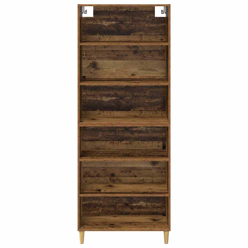 Highboard Παλιό Ξύλο 69,5 x 32,5 x 180 εκ Επεξεργασμένο ξύλο