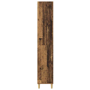 Highboard Παλιό Ξύλο 69,5 x 32,5 x 180 εκ Επεξεργασμένο Ξύλο