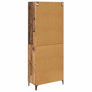 Highboard Παλιό Ξύλο 69,5 x 34 x 180 εκ. Επεξεργασμένο ξύλο - Pakobazaar