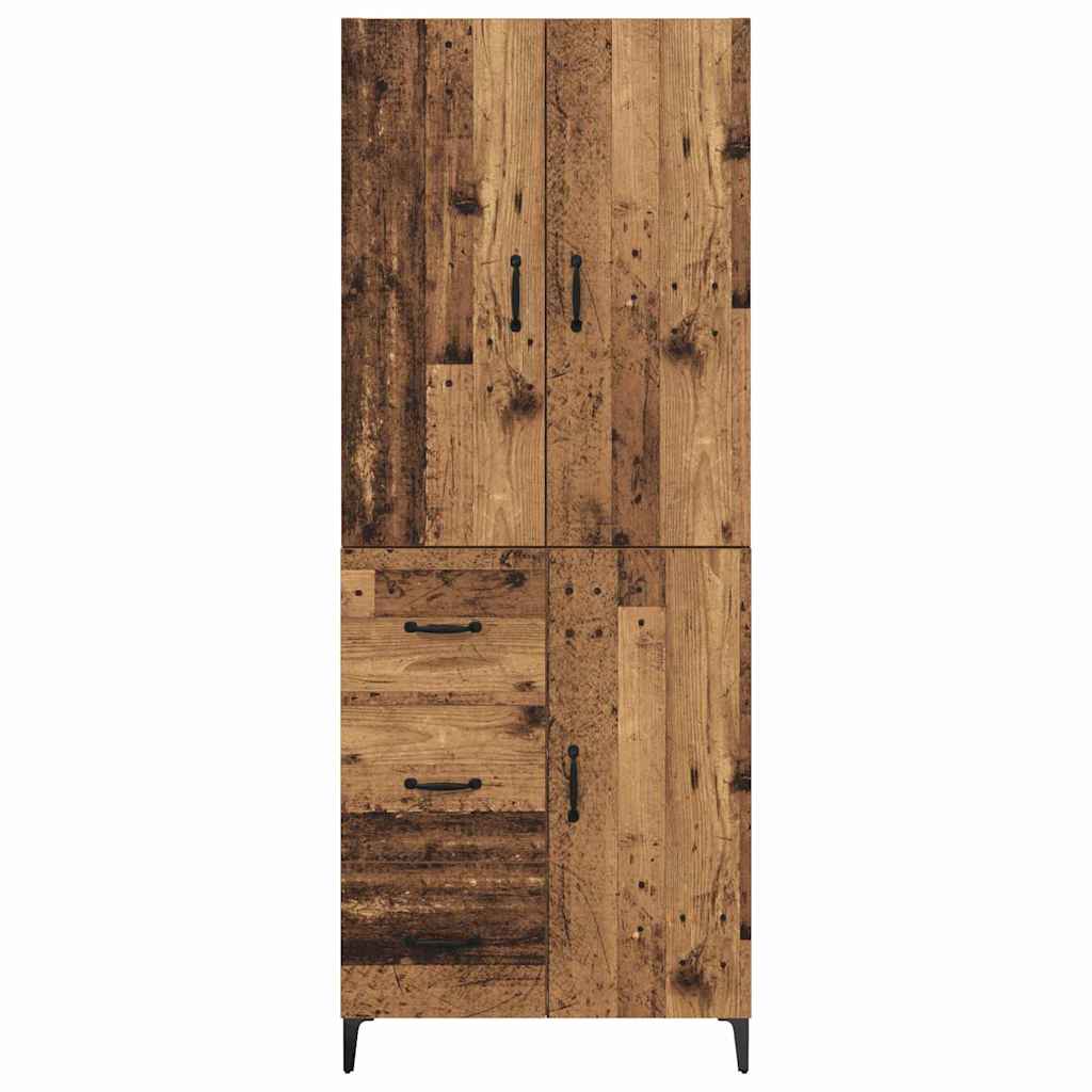 Highboard Παλιό Ξύλο 69,5 x 34 x 180 εκ. Επεξεργασμένο ξύλο - Pakobazaar