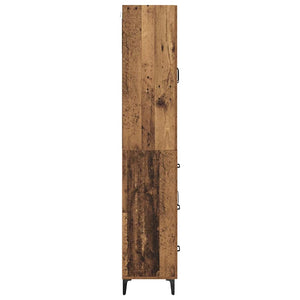 Highboard Παλιό Ξύλο 69,5 x 34 x 180 εκ. Επεξεργασμένο ξύλο - Pakobazaar