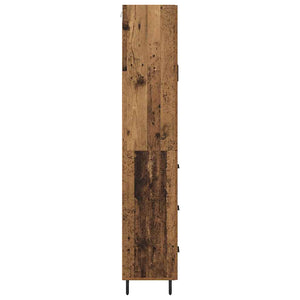 Highboard 2 τμχ. Παλιό ξύλο 69,5 x 34 x 180 εκ.