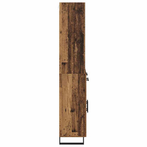 Highboard 2 τμχ. Παλιό ξύλο 69,5 x 34 x 180 εκ.