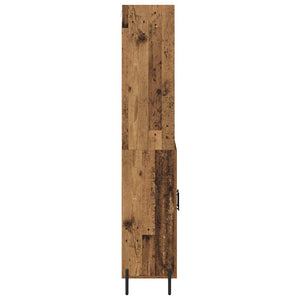 Highboard Παλιό Ξύλο 69,5 x 32,5 x 180 εκ Επεξεργασμένο Ξύλο