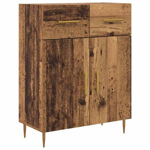 Highboard Παλιό Ξύλο 69,5 x 34 x 180 εκ. Επεξεργασμένο Ξύλο