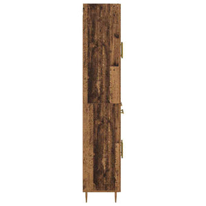 Highboard Παλιό Ξύλο 69,5 x 34 x 180 εκ. Επεξεργασμένο Ξύλο