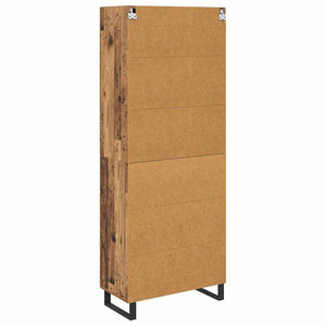 Highboard 2 τμχ. Παλιό Ξύλο 69,5 x 34 x 180 εκ.