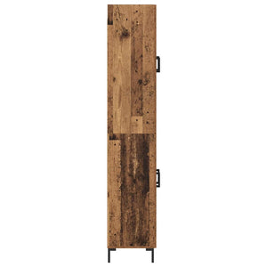 Highboard Παλιό Ξύλο 69,5 x 34 x 180 εκ. Επεξεργασμένο Ξύλο