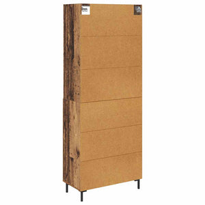 Highboard Παλιό ξύλο 69,5 x 34 x 180 εκ. Επεξεργασμένο Ξύλο