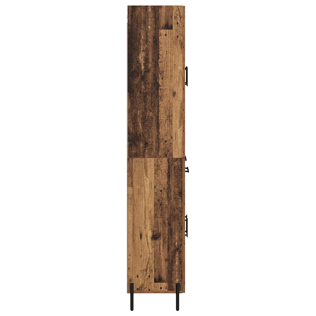 Highboard Παλιό Ξύλο 69,5 x 34 x 180 εκ. Επεξεργασμένο ξύλο