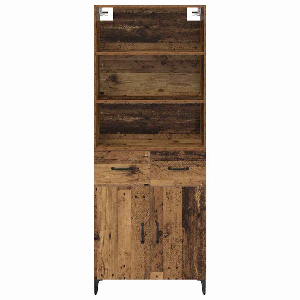 Highboard Παλιό Ξύλο 69,5 x 34 x 180 εκ. Επεξεργασμένο ξύλο - Pakobazaar
