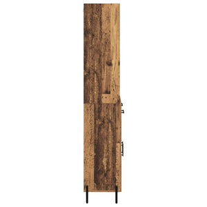 Highboard Παλιό Ξύλο 69,5 x 32,5 x 180 εκ Επεξεργασμένο Ξύλο