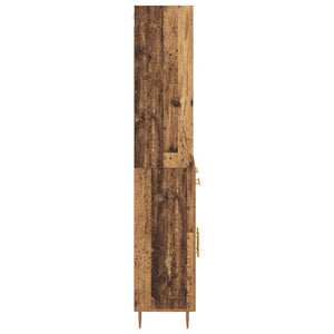 Highboard Παλιό ξύλο 69,5 x 34 x 180 εκ. Επεξεργασμένο Ξύλο