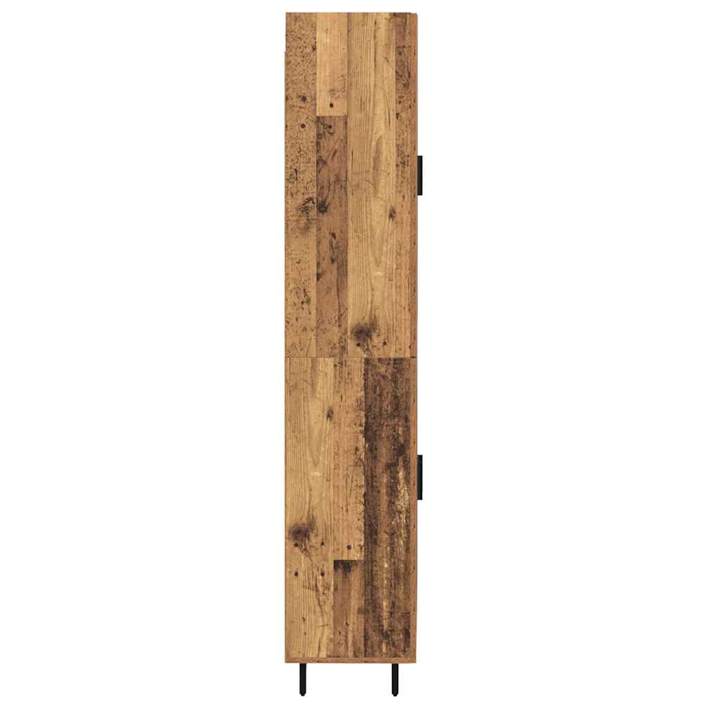 Highboard 2 pcs Παλιό Ξύλο Επεξεργασμένο ξύλο - Pakobazaar