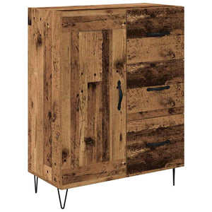 Highboard 2 τμχ. Παλιό ξύλο 69,5 x 34 x 180 εκ.