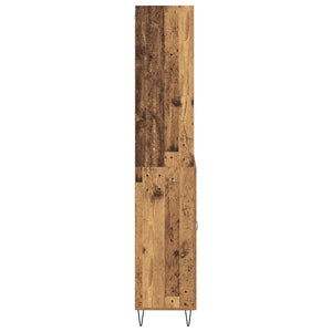 Highboard 2 τμχ. Παλιό ξύλο 69,5 x 34 x 180 εκ.