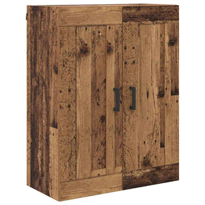 Highboard 2 pcs Παλιό Ξύλο Επεξεργασμένο ξύλο - Pakobazaar