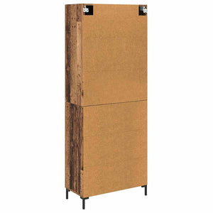 Highboard 2 pcs Παλιό Ξύλο Επεξεργασμένο ξύλο - Pakobazaar