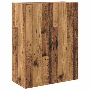 Highboard 2 pcs Παλιό ξύλο Επεξεργασμένο ξύλο - Pakobazaar