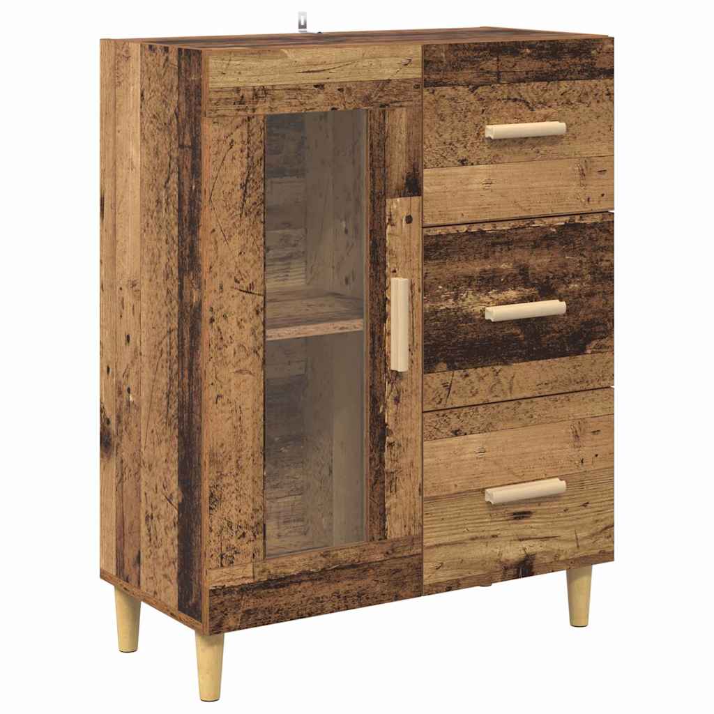 Highboard Παλιό Ξύλο 69,5 x 34 x 180 εκ. Επεξεργασμένο ξύλο