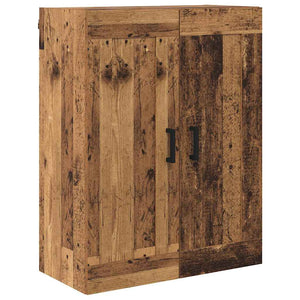 Highboard 2 τμχ. Παλιό Ξύλο 69,5 x 34 x 180 εκ.
