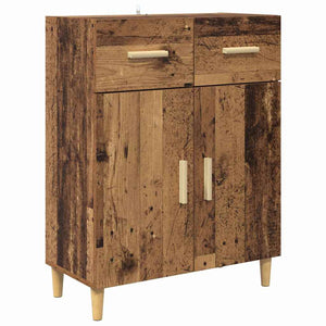 Highboard Παλιό Ξύλο 69,5 x 34 x 180 εκ. Επεξεργασμένο Ξύλο
