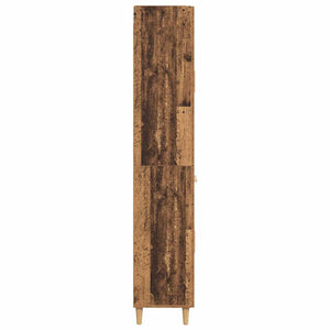 Highboard Παλιό Ξύλο 69,5 x 34 x 180 εκ. Επεξεργασμένο Ξύλο