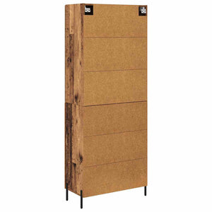 Highboard 2 pcs Παλιό Ξύλο Επεξεργασμένο ξύλο - Pakobazaar