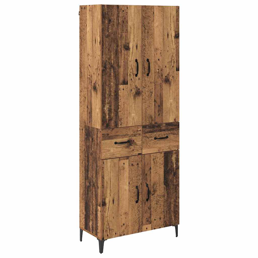Highboard Παλιό Ξύλο 69,5 x 34 x 180 εκ. Επεξεργασμένο ξύλο - Pakobazaar