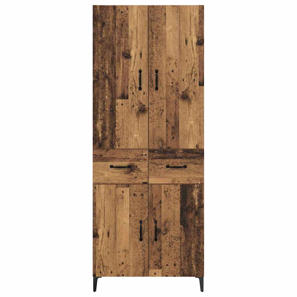 Highboard Παλιό Ξύλο 69,5 x 34 x 180 εκ. Επεξεργασμένο ξύλο - Pakobazaar