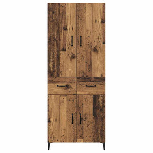 Highboard Παλιό Ξύλο 69,5 x 34 x 180 εκ. Επεξεργασμένο ξύλο - Pakobazaar