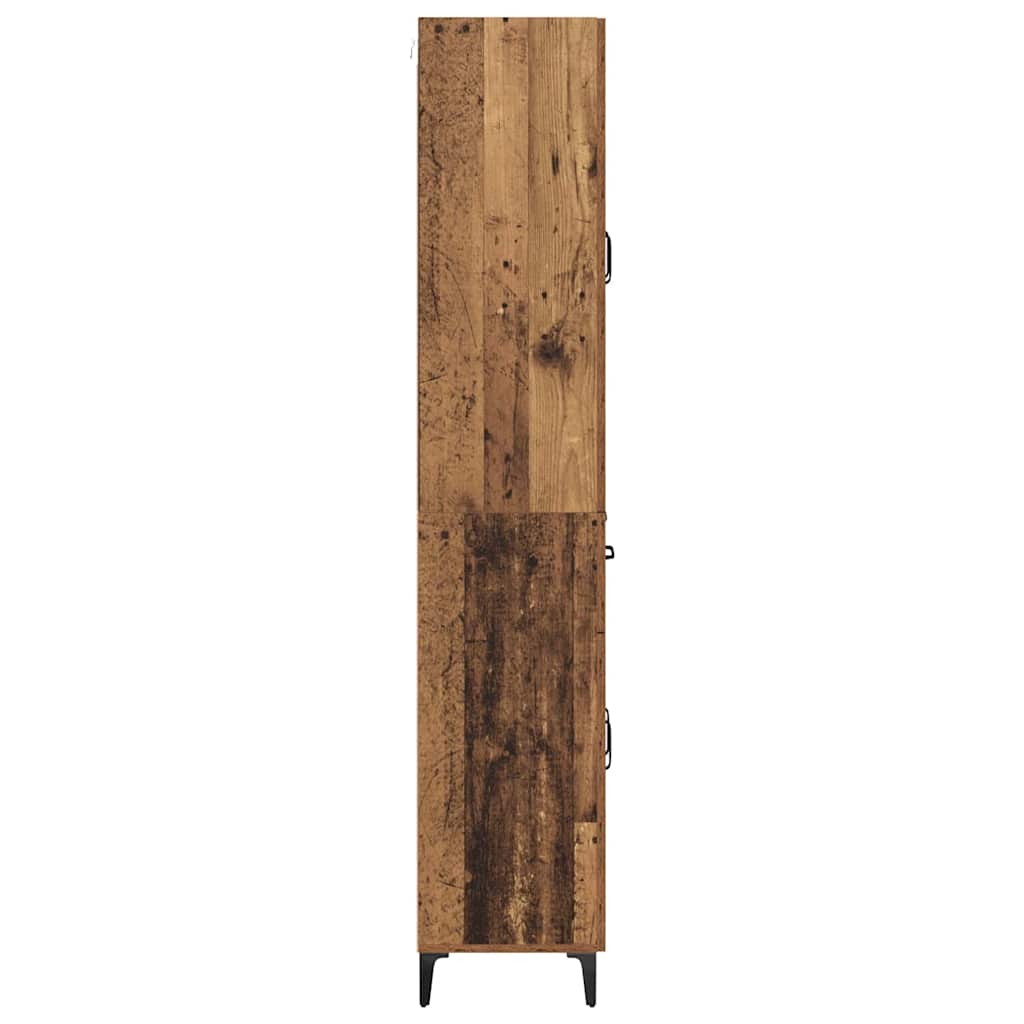 Highboard Παλιό Ξύλο 69,5 x 34 x 180 εκ. Επεξεργασμένο ξύλο - Pakobazaar