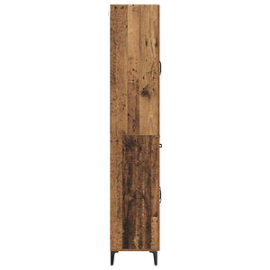 Highboard Παλιό Ξύλο 69,5 x 34 x 180 εκ. Επεξεργασμένο ξύλο - Pakobazaar
