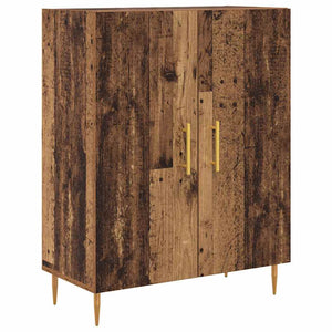 Highboard Παλιό Ξύλο 69,5 x 34 x 180 εκ. Επεξεργασμένο Ξύλο