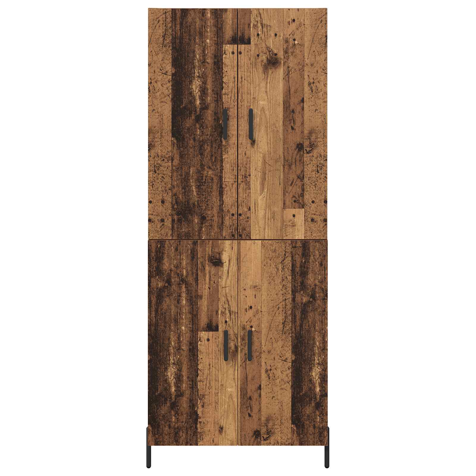 Highboard Παλιό Ξύλο 69,5 x 34 x 180 εκ. Επεξεργασμένο ξύλο