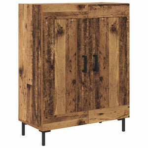 Highboard 2 τμχ. Παλιό Ξύλο 69,5 x 34 x 180 εκ.